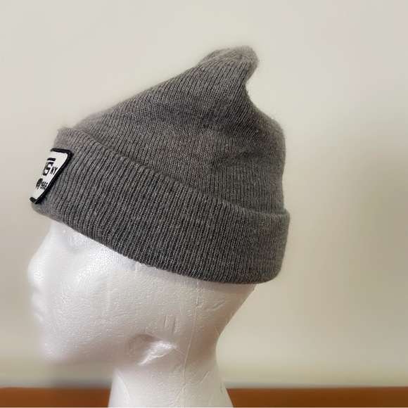 Vans gray logo patch beanie women men unisex hat skater Milford - Picture 3 of 3